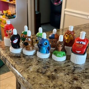 10 Good ‘n Grow Character Bottle Tops